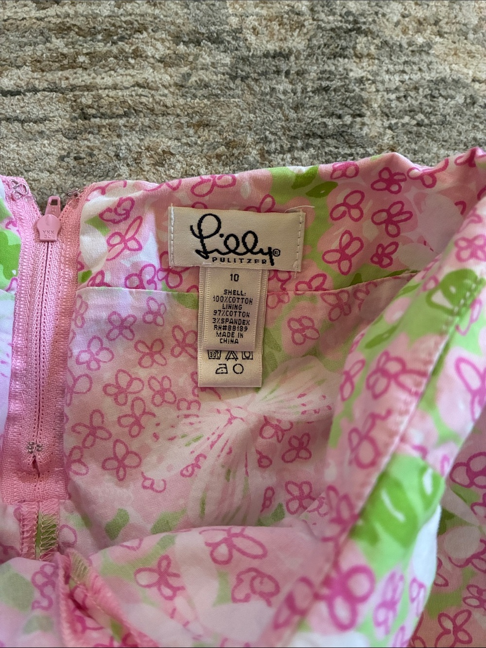 Lilly Pulitzer Girls' Mixed Print Skorts - size 10 - 100% cotton - Picture 14 of 15